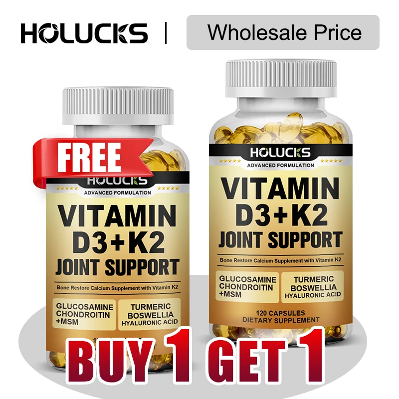 

Биологически активная добавка для суставов с витаминами D3 и K2, глюкозамином и хондроитином, повышает подвижность, гибкость, обеспечивает ежедневный комфорт для мужчин и женщин