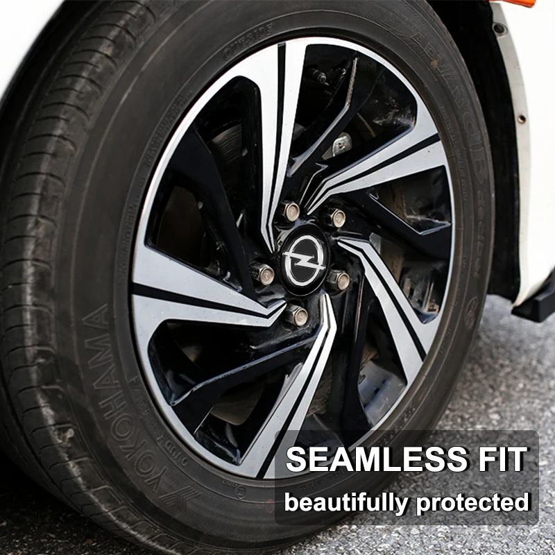 Hub Caps Car Wheel Center Caps Rim Badge Metal Stickers For Opel Astra J Insignia Astra G Corsa Zafira B Mokka Vivaro Meriva view 5