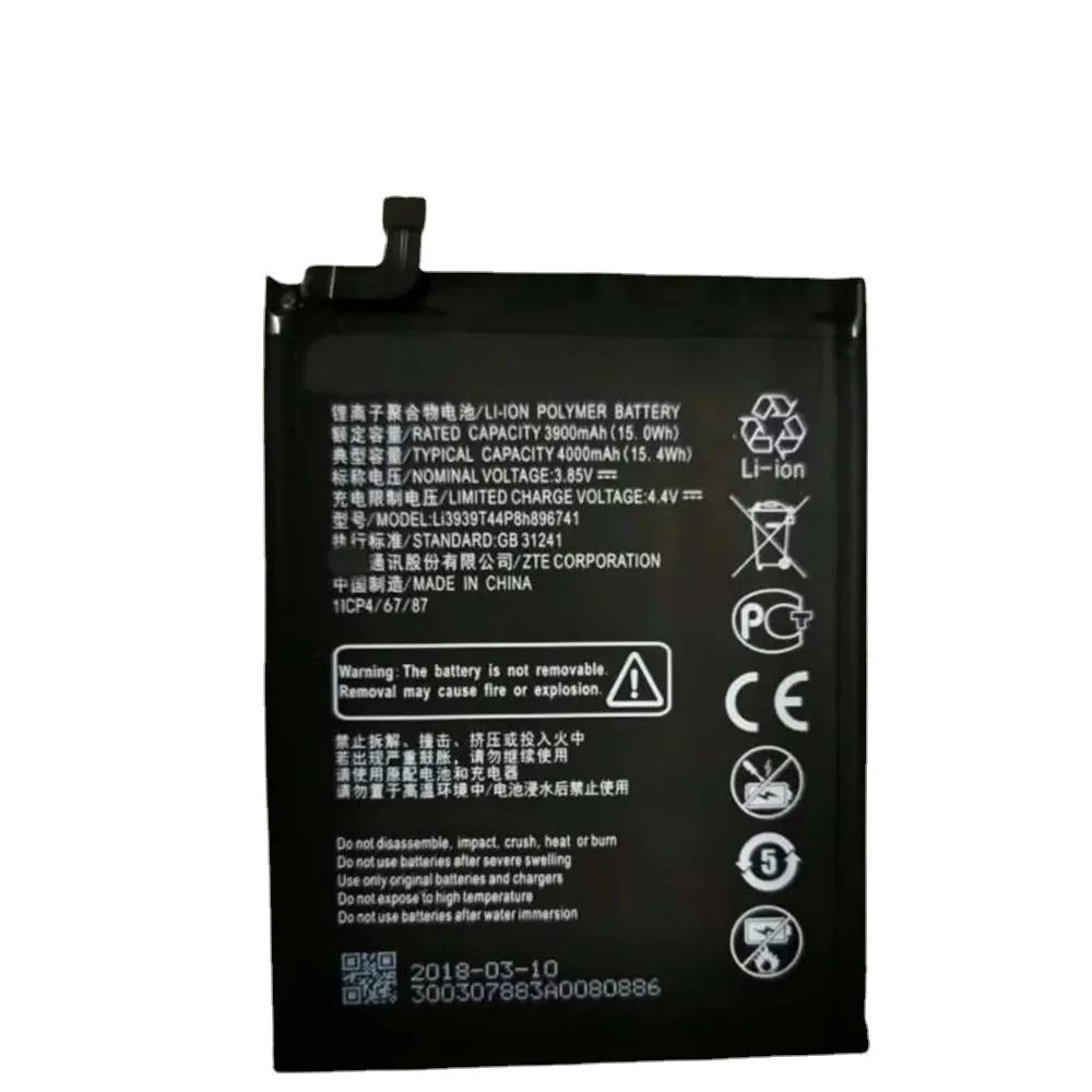 

New Li3939T44P8h896741 Battery for ZTE Blade Max View Blade Max View LTE Z610DL Mobile Phone