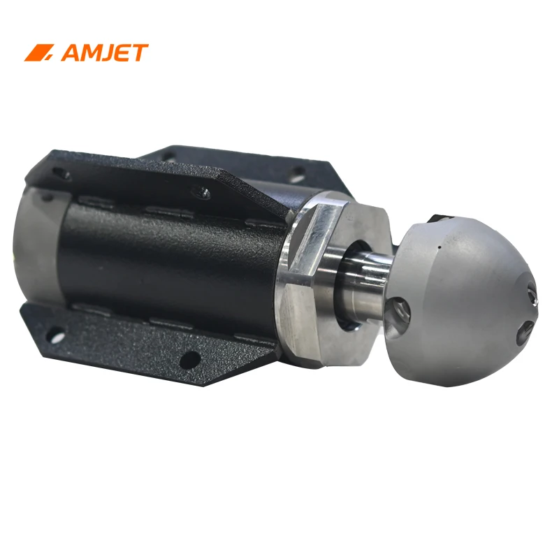 Rotary Cutter MAX 300mm Root Cutter Sewer Jetter Nozzles 128-200lpm Rotary Pressure Nozzle for Drain Cleaning Machine Hose