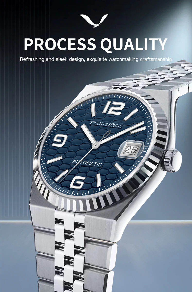 2025 New Arrivals 37MM Specht & Söhne Men's Watch Top Brand Luxury Japan Miyota 8215 Automatic Mechanical Watches 50M Waterproof