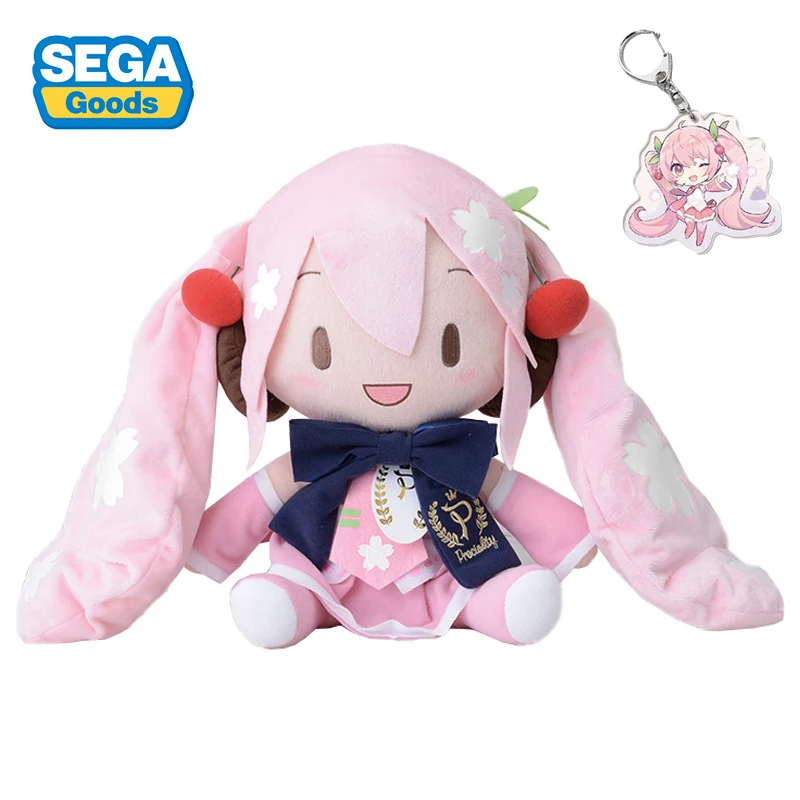 

Original SEGA Hatsune Miku Plush Toys Miku Fufu Sakura Hatsune 32Cm Anime Figurine Plush Toys for Kids Gift