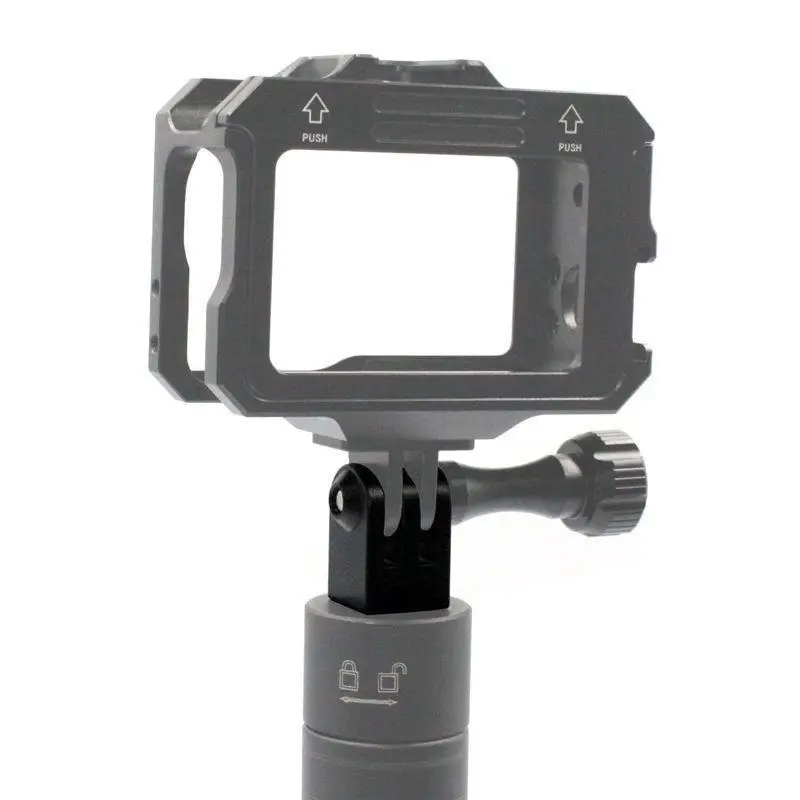 Mini 1/4 "M6 ترايبود برغي محول الألومنيوم Monopod قاعدة تثبيت ل 13 12 11 10 9 عمل كاميرا الملحقات