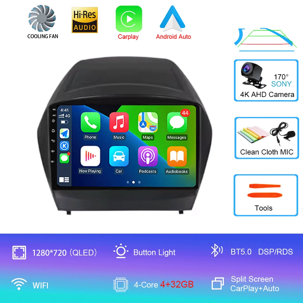 Voor HYUNDAI TUCSON IX35 2012 2013 2014 2015 8-core 4G WIFI Android 16 Auto Multimedia Stereo Auto DVD Speler Navigatie GPS Radio