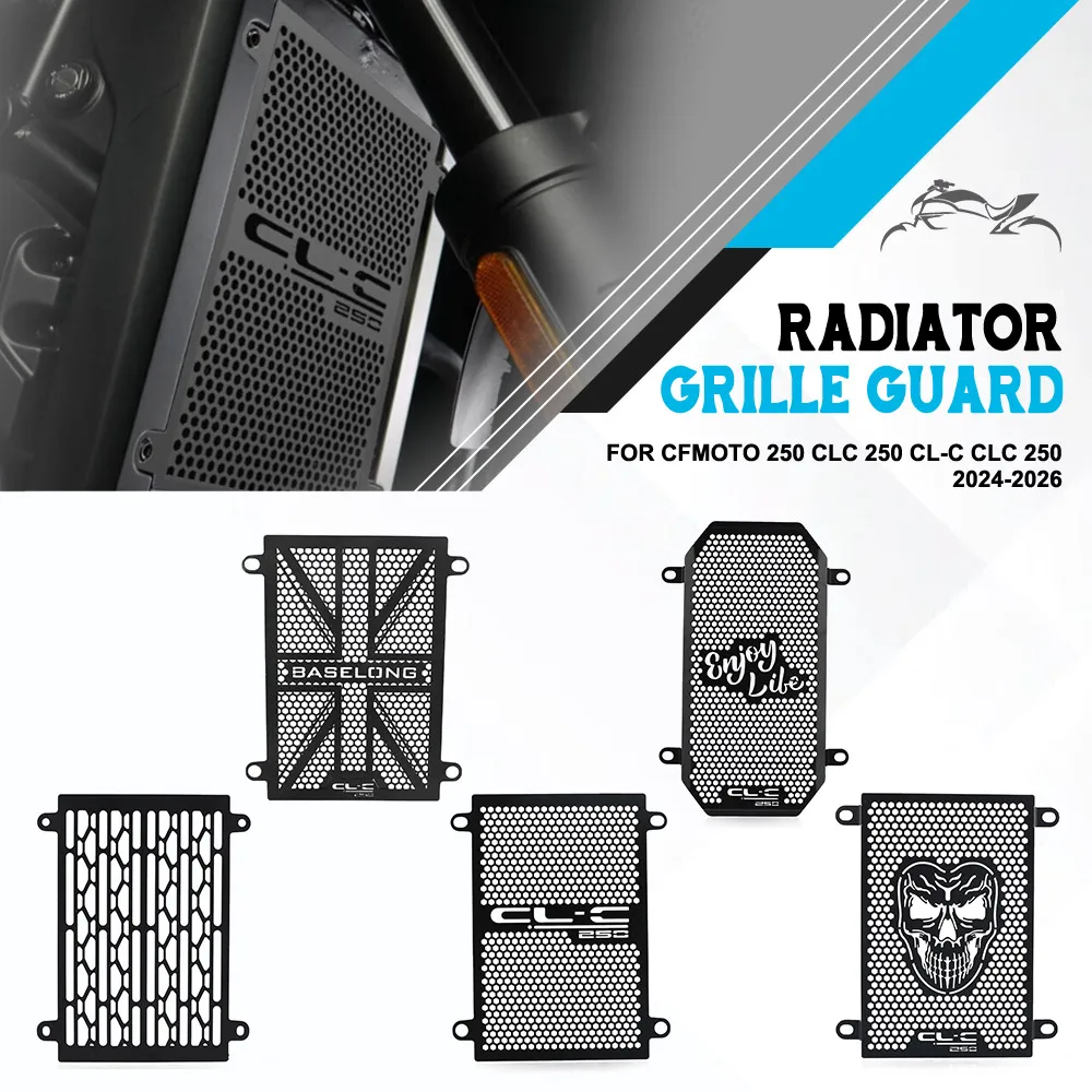 

2026 For CFMOTO 250 CLC 250 CL-C CLC 250 2024-2025 Motorcycle Motorcycle Water Tank Protecter Radiator Grille Guard Cover 250CLC