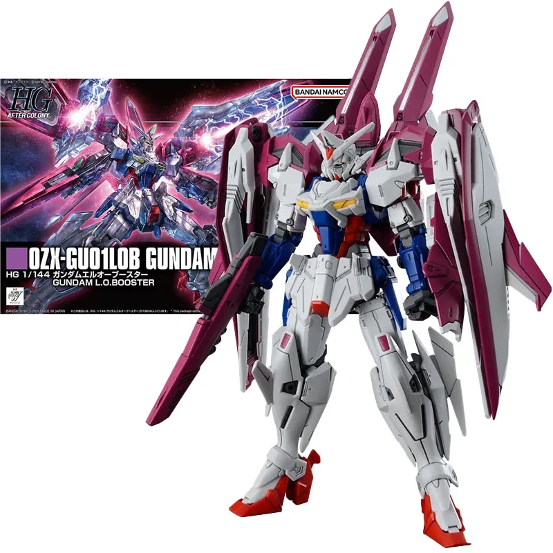 

Bandai PB HG 0ZX Gu01l0b Gundam L.O.Booster Anime Action Figure Gundam Mobile Suit Kit Assembly Model Toys Gifts for Children