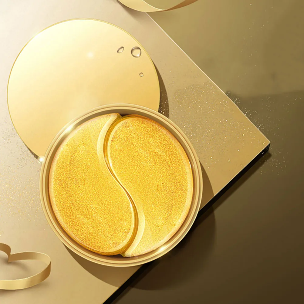 30Pairs Hydrogel Eye Patches Gold Under Eye Patches Collagen Moisturizing Refreshing Dark Circles Puffy Eyes Treatment Skincare