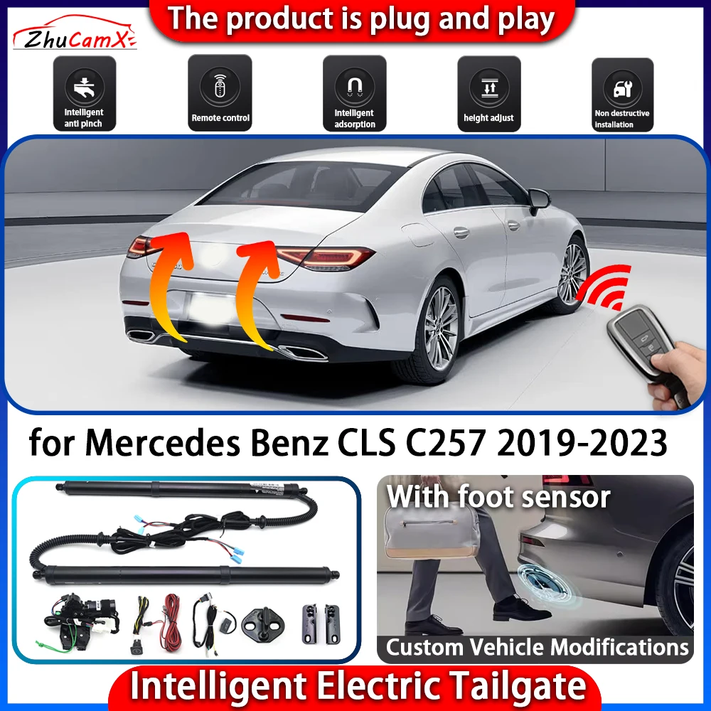 

ZhuCamX Smart Powered Tailgate System for Mercedes Benz CLS C257 2019-2023 Automatic Intelligent Electric Trunk Lift Control Kit