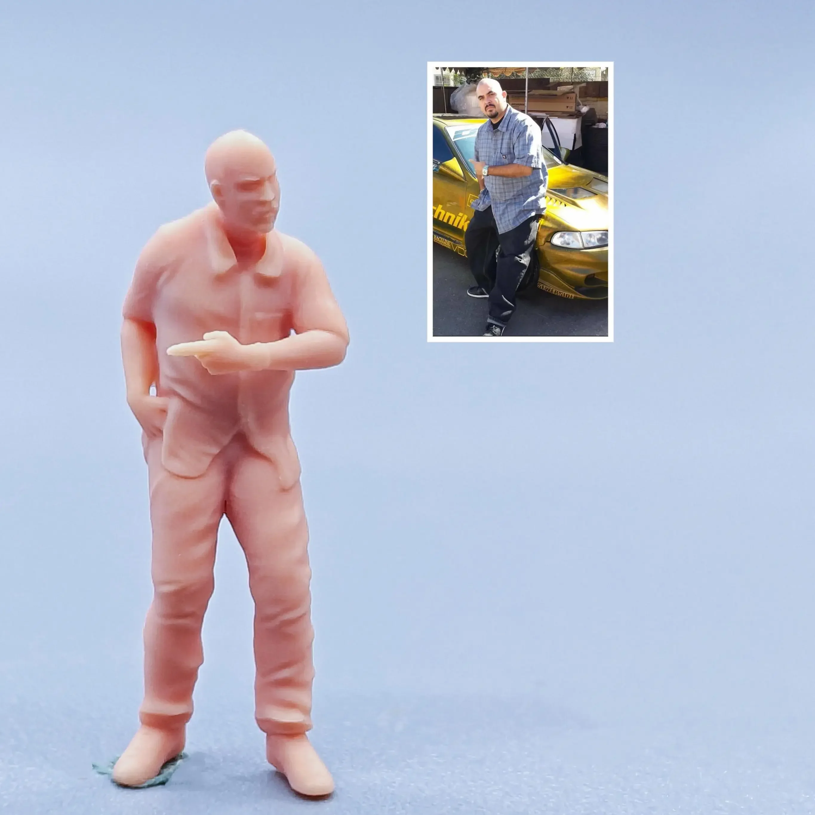 1/64 Figuren Maßstab Modell Harz Geschwindigkeit und Leidenschaft sind gerichtet in Richtung Männer ungefärbte Miniaturen Diorama handbemalt C202