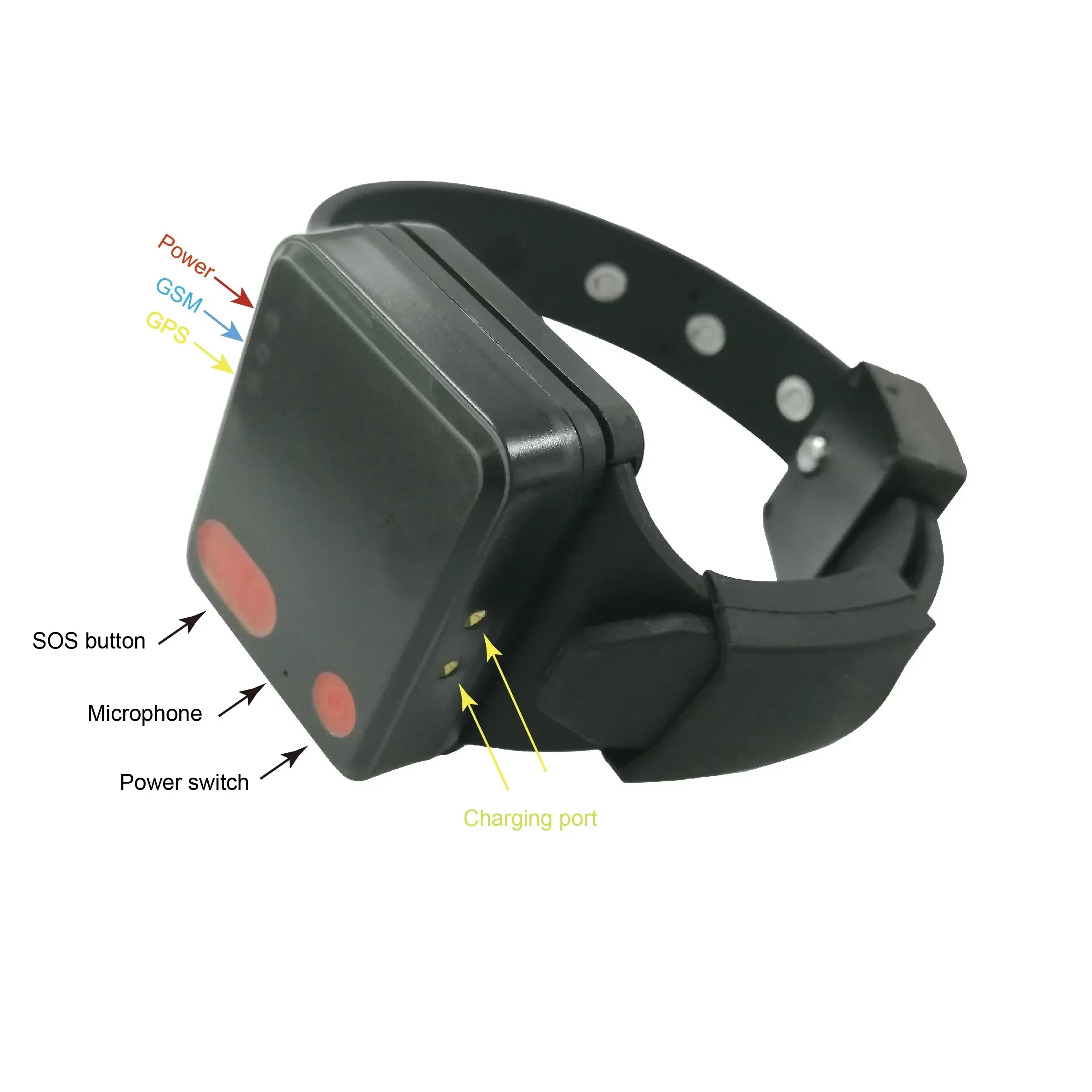 2g GPS falsa pulseira de detenção caseira que segue o rastreador do monitor do tornozelo para o prisioneiro