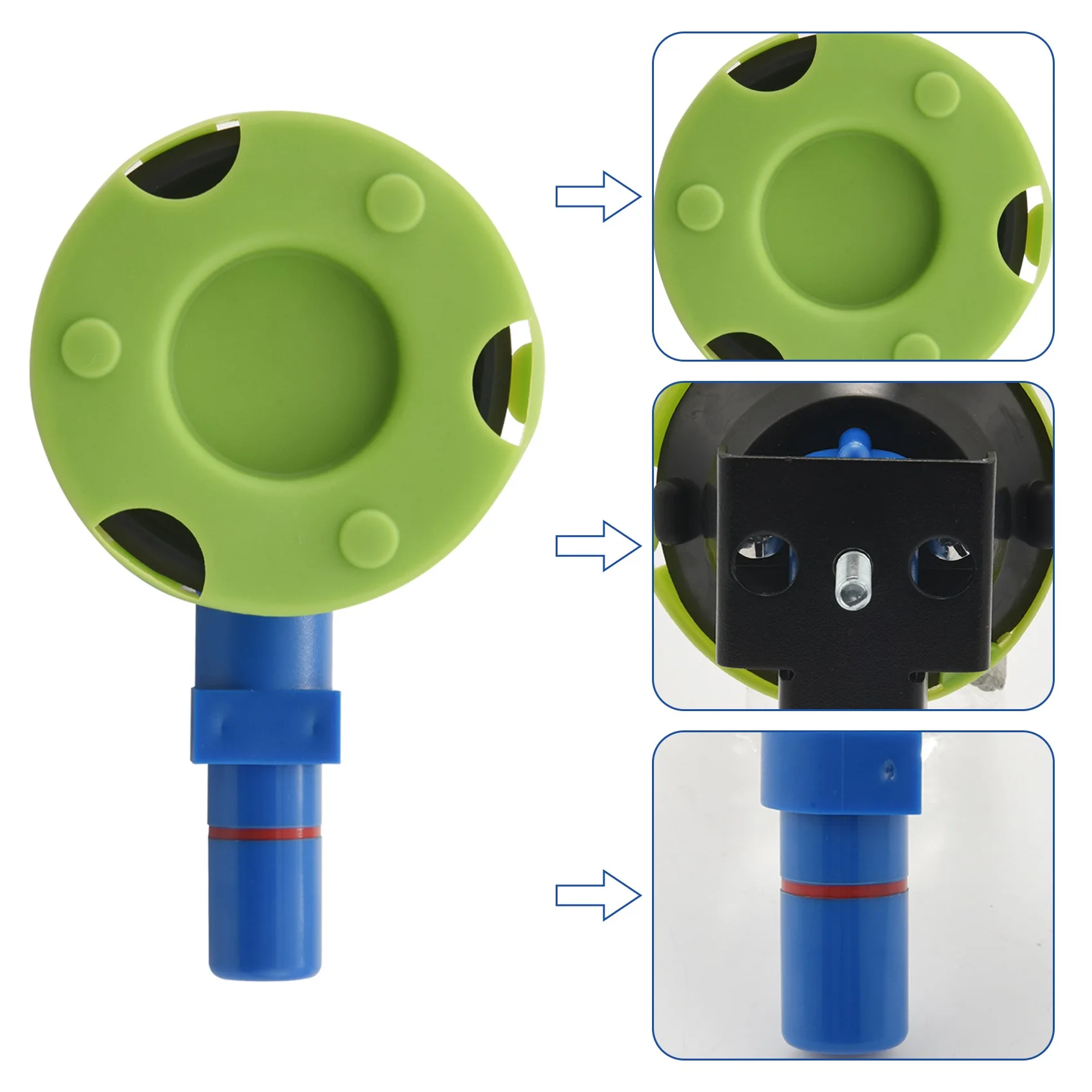 Inventory-3 Inch Concave Vacuum Cup 75Mm Heavy Duty Hand Pump Suction Cup With M6 Threaded Stud
