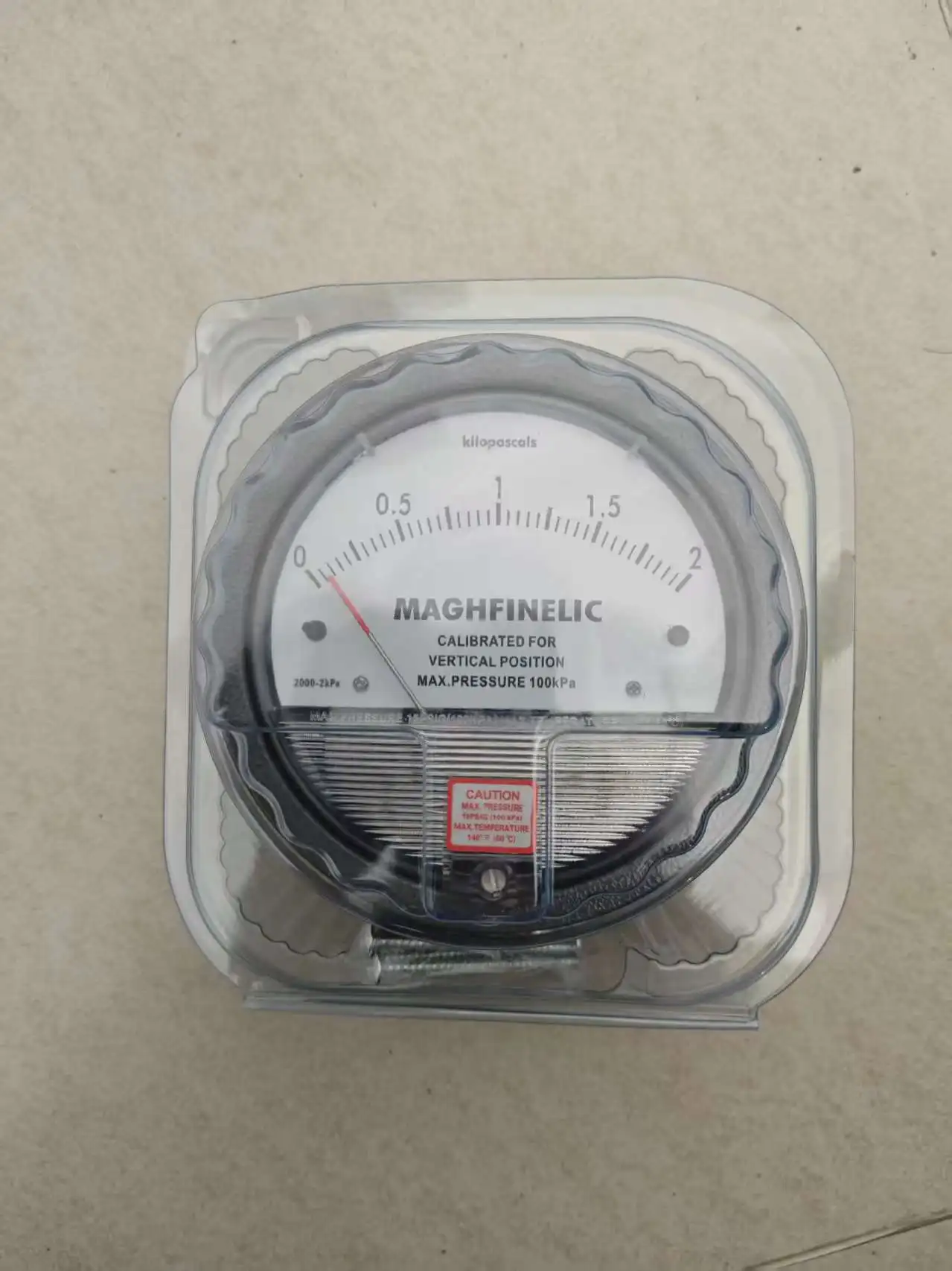 Differential Pressure Gauge Professional Barometer Aluminum alloy mechanic customize manometer for Medical equipment etc.