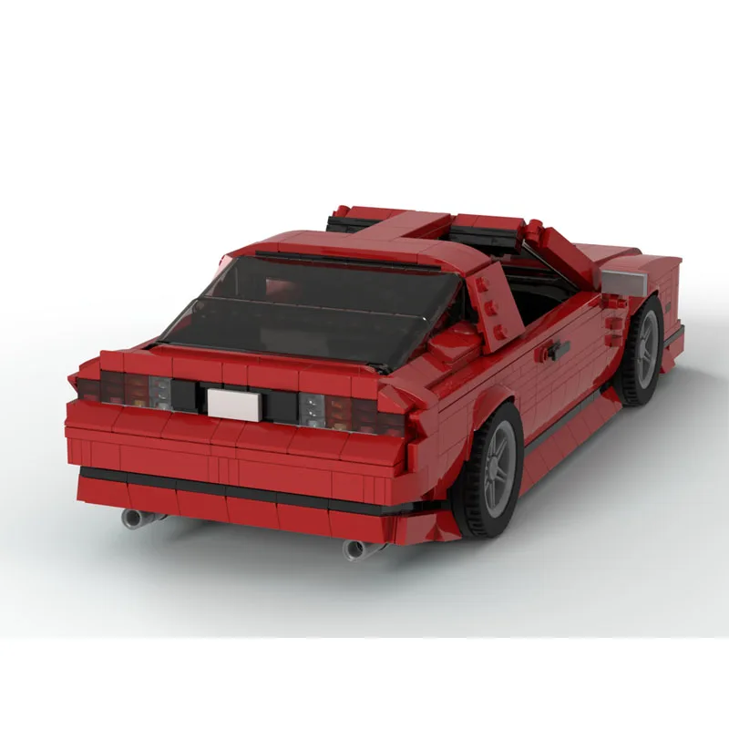 MOC-186738 Red New Supercar Building Block Model 1384 Building Block Parts MOC Creative Building Blocks Kids Birthday Toy Gift