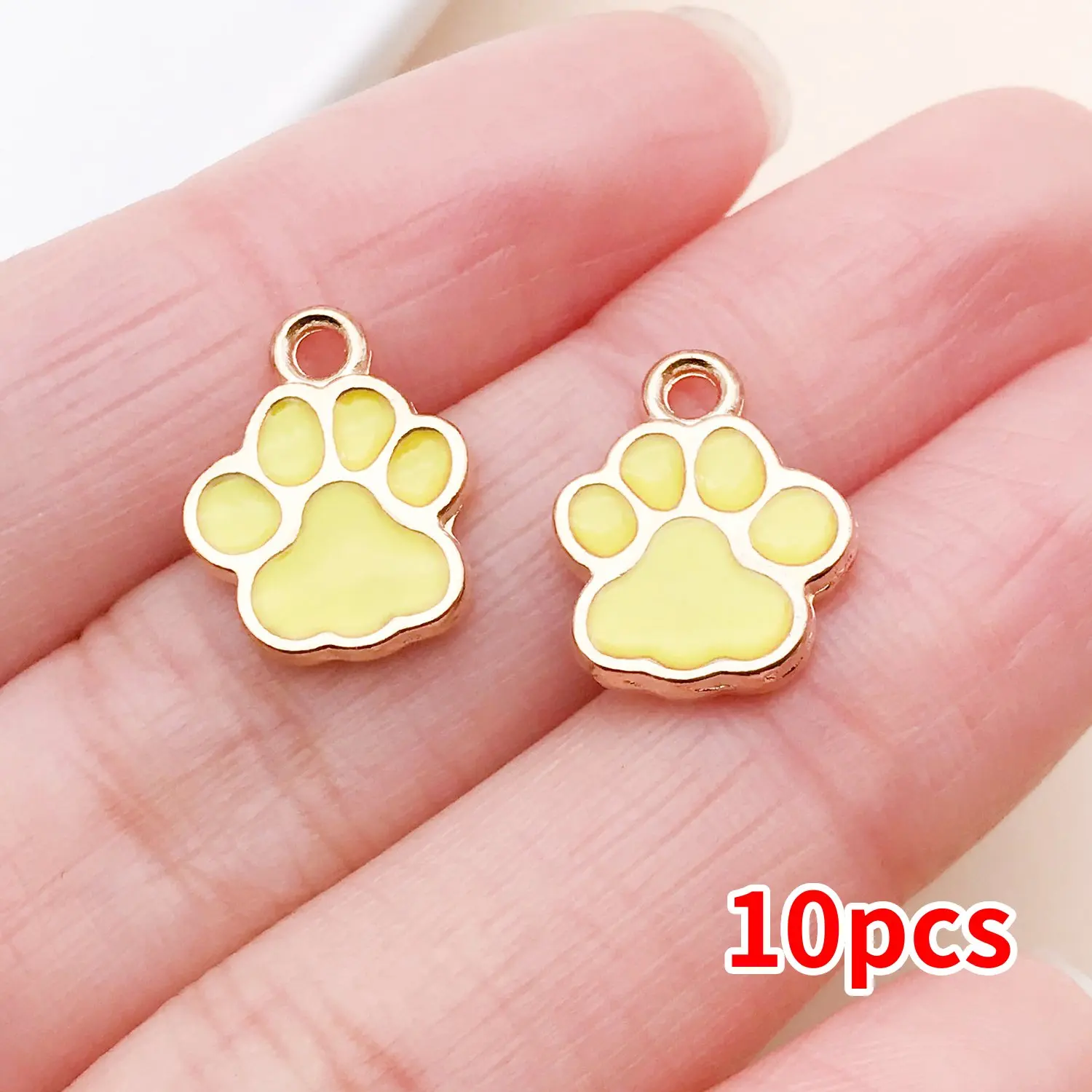 10/20pcs Enamel Charms Alloy Various Styles Pendants