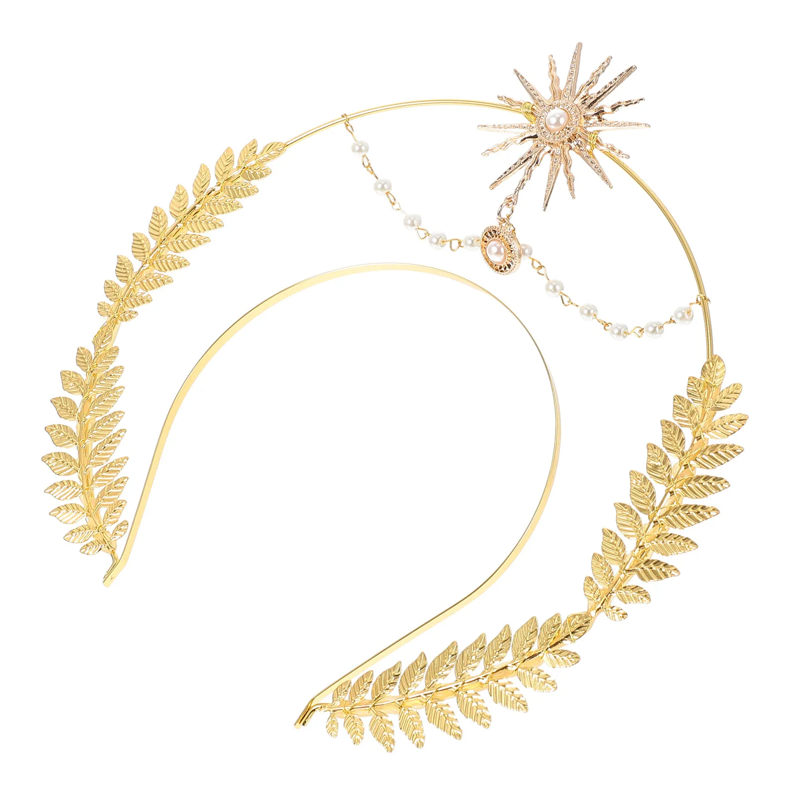 

Elegant Mary Hairband Zinc Alloy Party Headband for Photo Shoot Carnival Costume Festival Dance Event Women