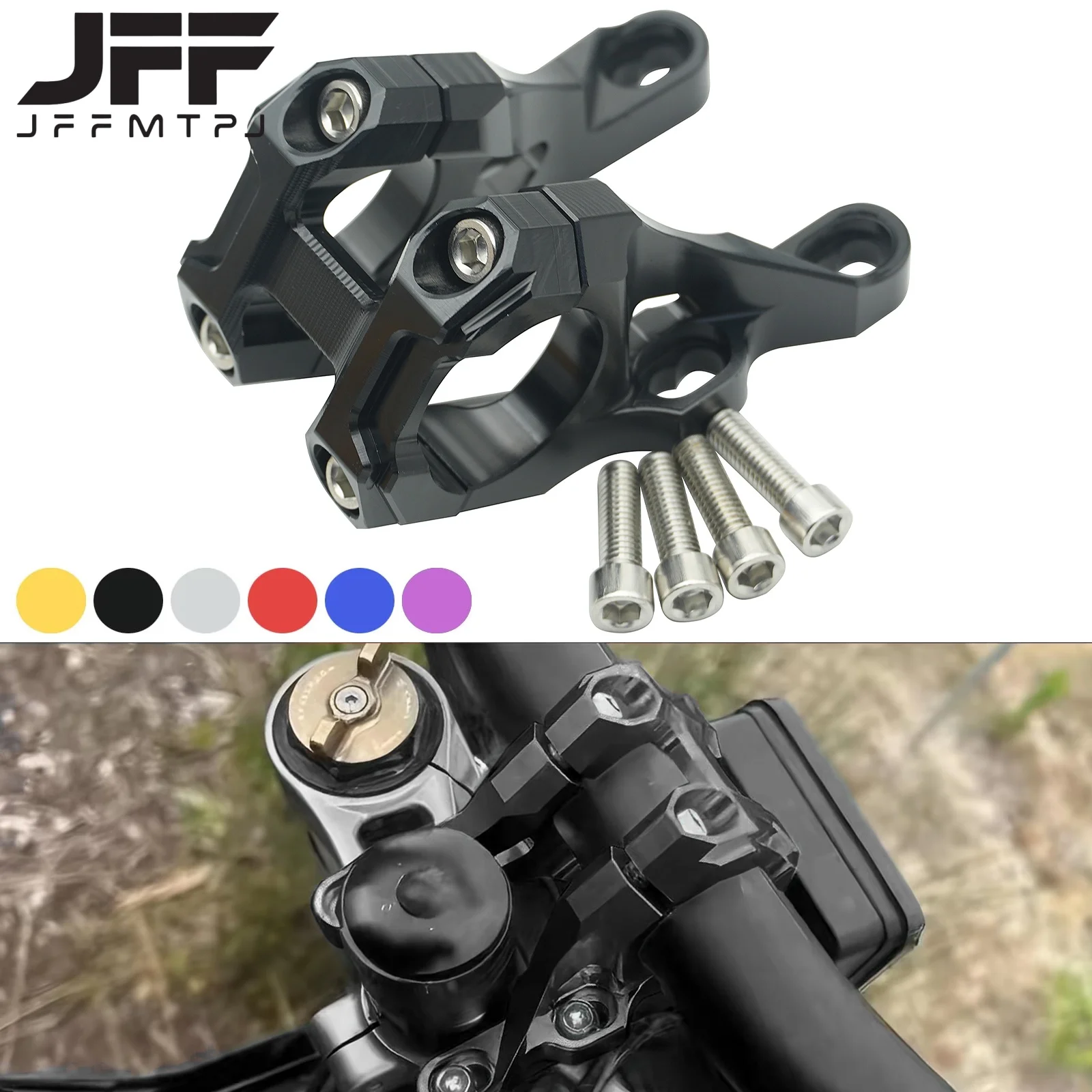Motorcycle CNC Aluminum 31.8mm Handlebar clamp For Surron light bee X/S/L1E For Segway X260 X160 For Talaria Sting MX3 MX4