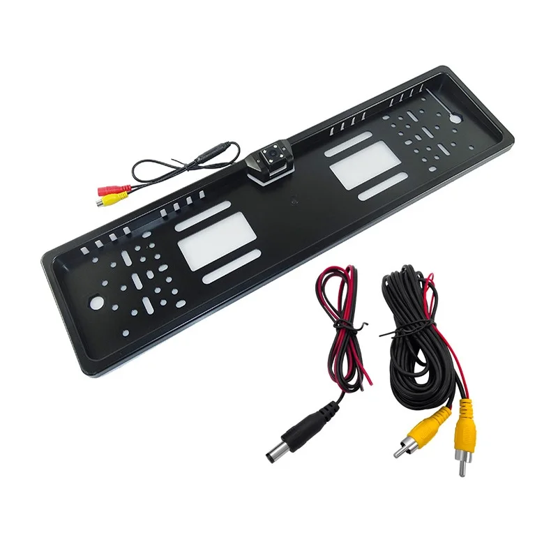 Waterproof Car Plate Camera Rear View EU European License Frame Night Vision Reverse Backup Camera