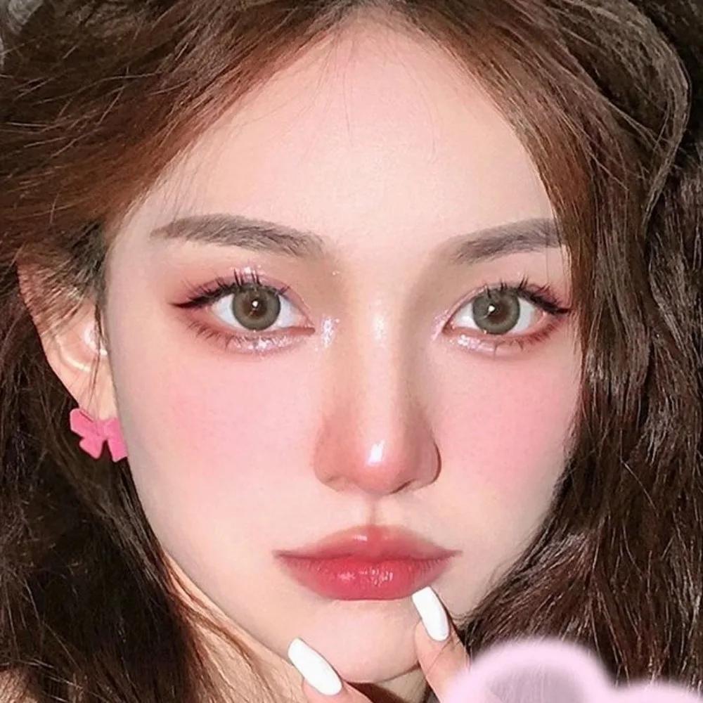 2PCS 4 Colors Multi-Use Lip Gloss Fashion Long Lasting Formula Facial Contour Rouge 3-in-1 Design Matte Finish