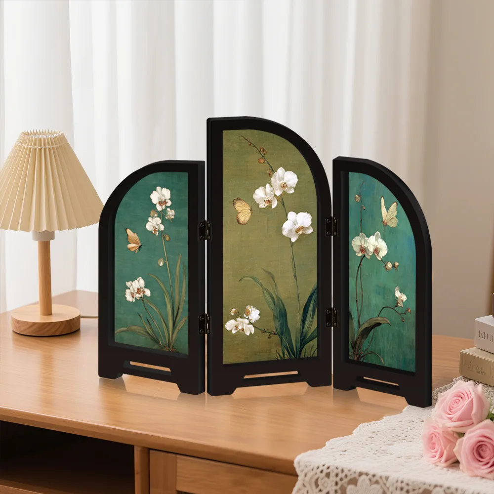 Create a Foldable Screen Table. TV Cabinet Wine Cabinet Entrance Table Decoration. Gift Ornaments Decorative Painting