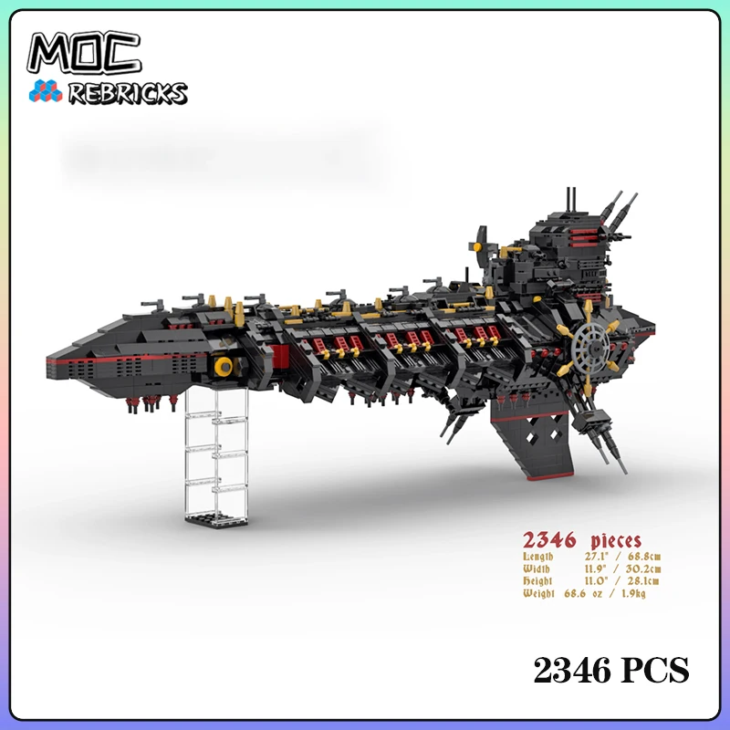 

Space Series MOC Heavy Battleship Building Block Bricks Assemble Model DIY Toys Children Christmas Gifts 2346PCS