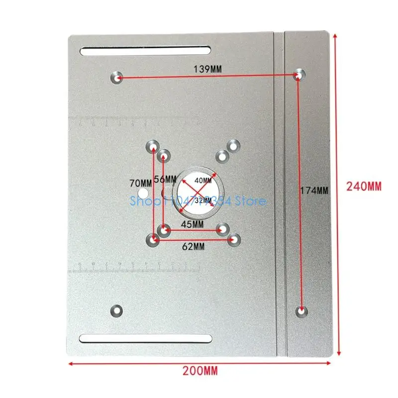 0XLD دليل راوتر رفع مجموعة مع الألومنيوم يغرق قاعدة لوحة 64 66 مللي متر توافق المحرك مقاعد النجارة اكسسوارات مجموعة #6