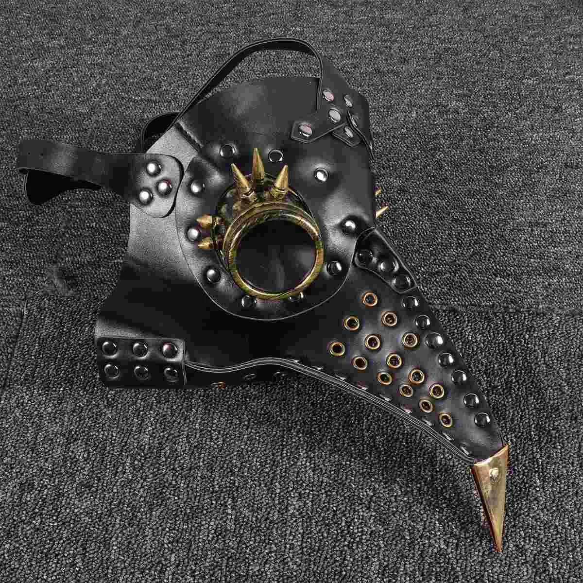 

Halloween Birds Beak Mask Steampunk Plague Beak Mask Supplies for Masquerade Costume Party Carnival Performance