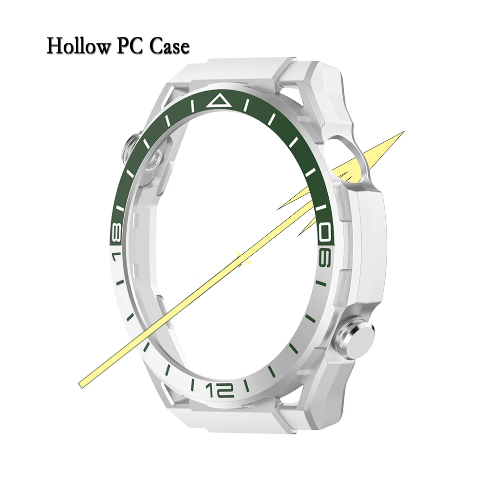Untuk Huawei Watch GT6 46mm Casing 2-in-1 Pelindung Jam Tangan Berbahan PC Keras Berongga Dengan Penutup Skala Untuk Huawei GT6 46mm