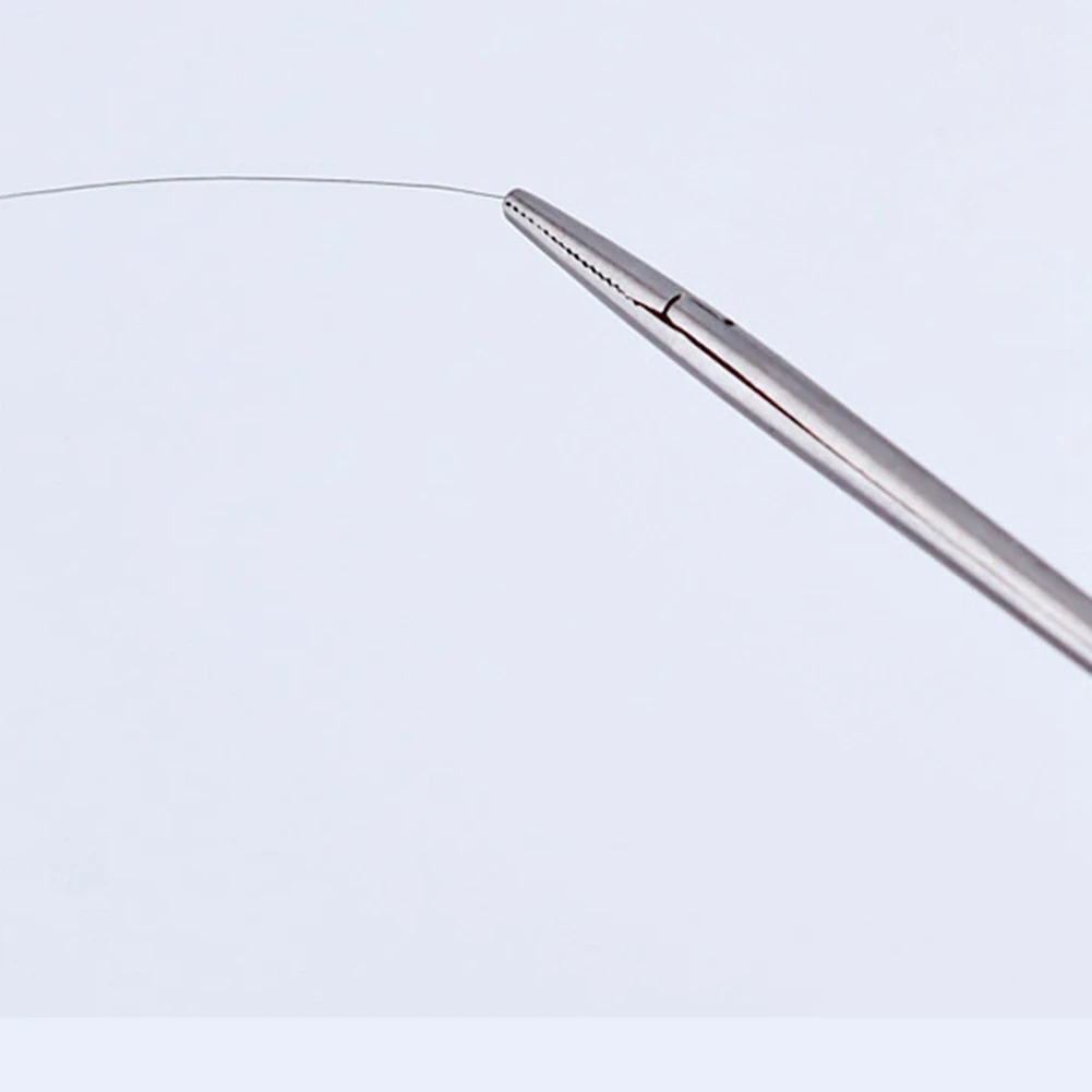 A40Z-Middle Ear Pliers Ear Canal Forceps Endoscope Earwax Remover Veterinary Forceps Tweezer Short Forceps