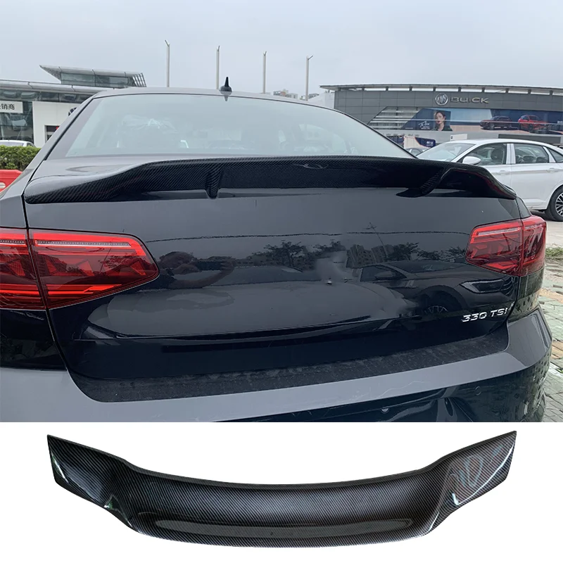 

For Volkswagen VW Magotan Passat B8 2017-2023 Carbon Fiber Tail Wing Rear Trunk Spoiler Car R Styling