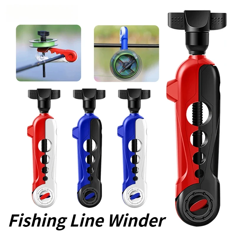 Fishing Line Winder Adjustable Rod Mount Line Spooler Design Outdoor Fishing Line Winding Tool for Freshwater Saltwater Angling view 2