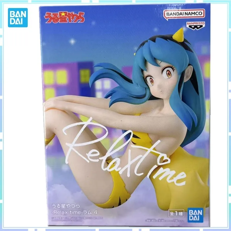 

Bandai Original BANPRESTO Anime Relax Time Urusei Yatsura Lum PVC Action Figure Collectible Model Toy Gifts