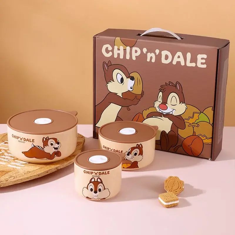 Disney Cartoon Cute Chip kuchenka mikrofalowa Food Grade konserwacja ogrzewanie uszczelniająca pokrywka konserwacja pudełko na drugie śniadanie