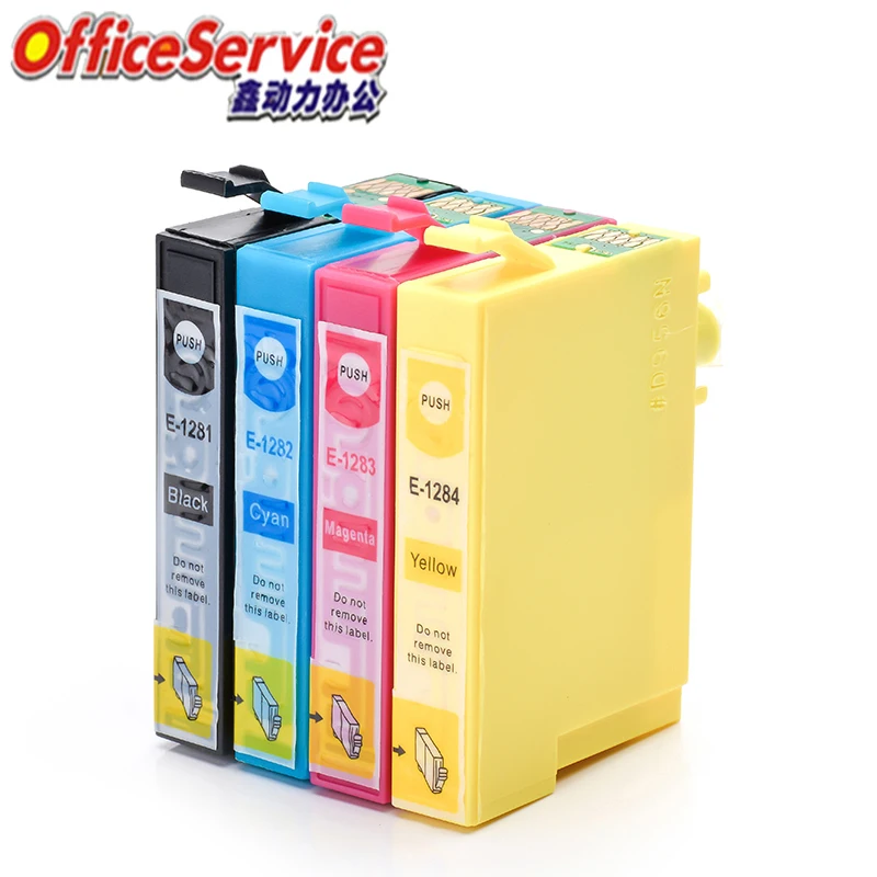 خرطوشة حبر T1281 متوافقة مع طابعة Epson Stylus S22 SX125 SX130 SX230 SX235W SX420W SX425W SX430W SX435W SX438W SX440W