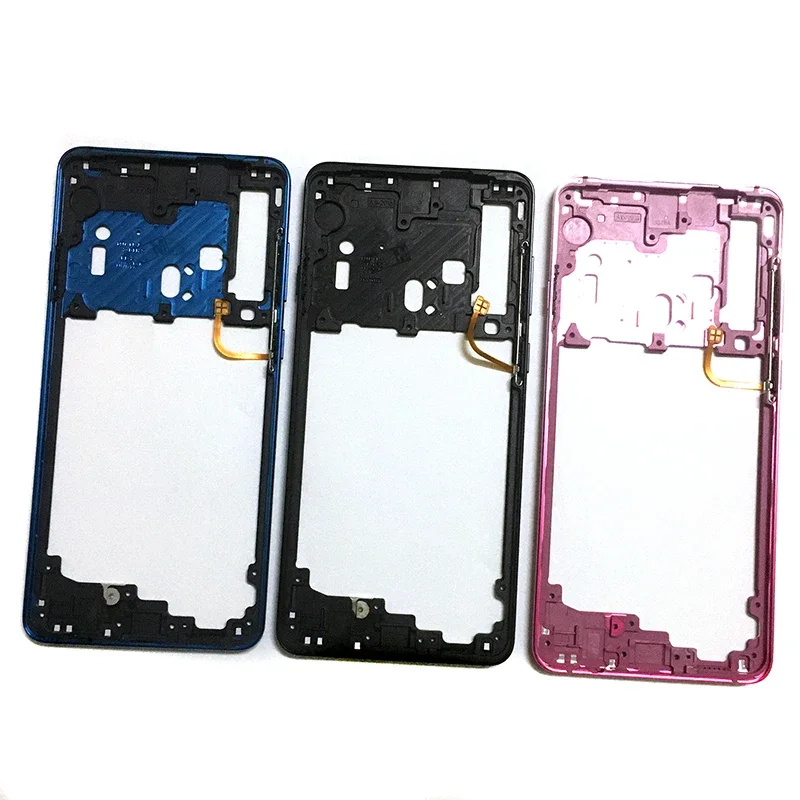 For Samsung Galaxy A9 2018 A920F SM-A920 Middle Frame Housing Case Cover Shell Middle Frame Bezel Middle Plate + side buttons