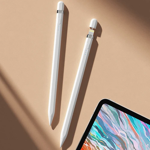 Peilinc - lápiz Stylus para iPad, pluma para Apple Pencil 2 1, recordatorio de pantalla de batería, rechazo de Palma de inclinación, Lightning tipo C OTG