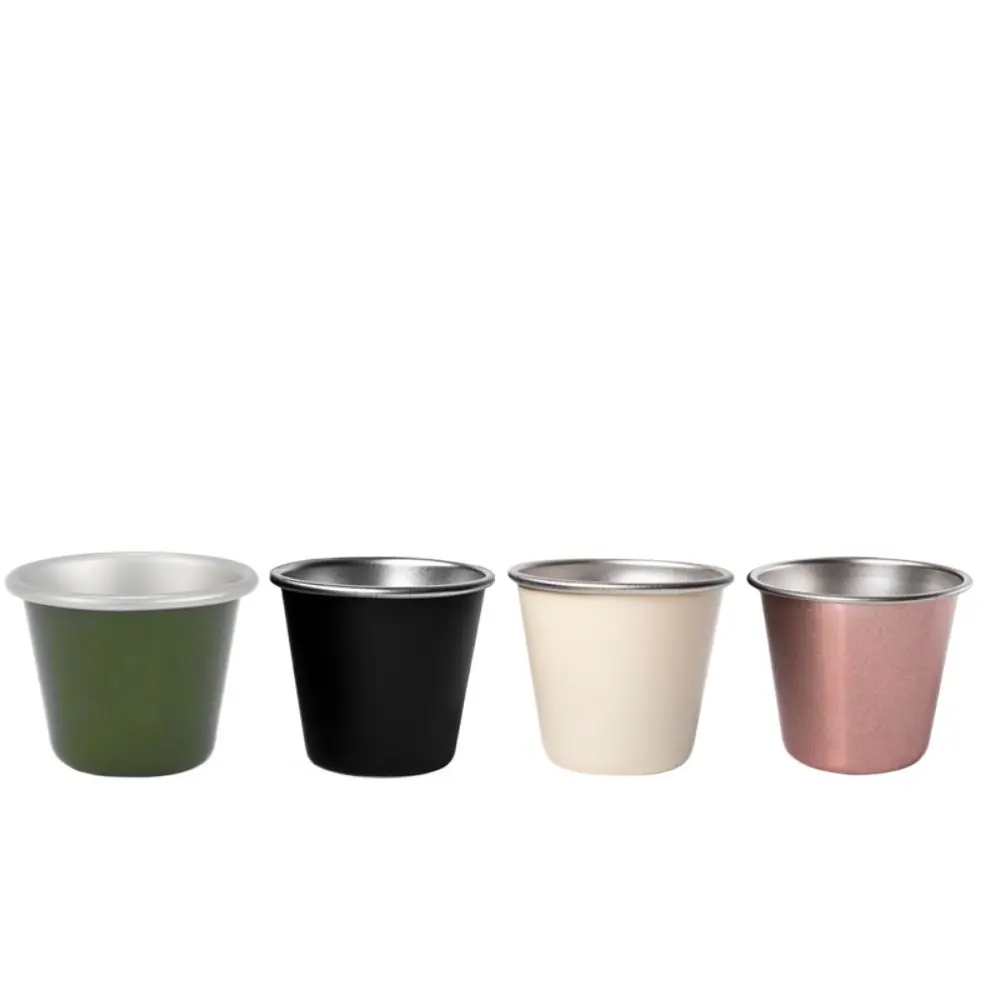 Stainless Steel 304 Camping Cups Anti-corrosion Wear-resistant Hiking Gear Stackable Cup Wine Cup Coffee Cup Outdoor Coffee Cup