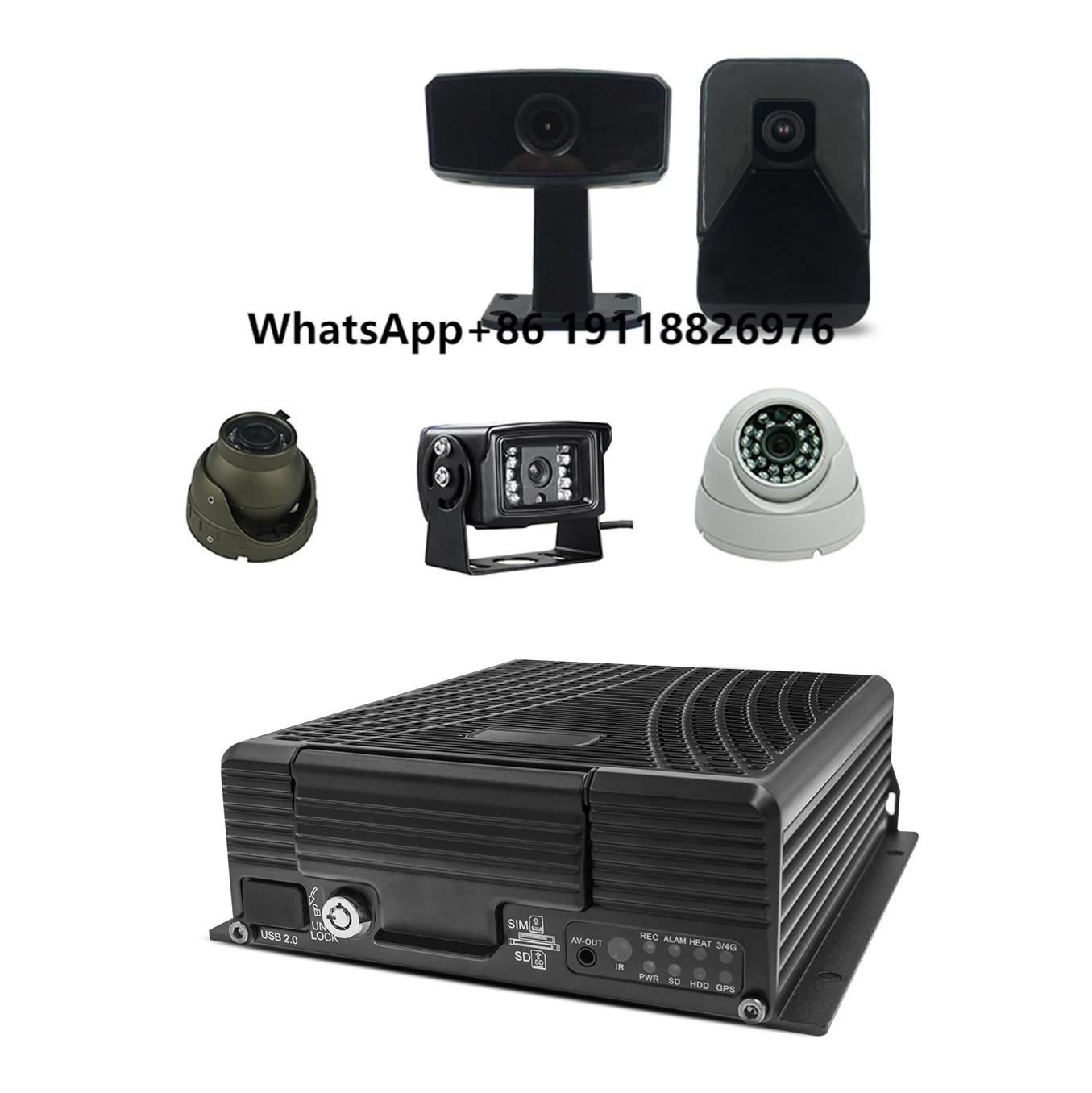 4 Channel Car Security 4g Wifi Gprs Gps Dvr Mobile Dvr System