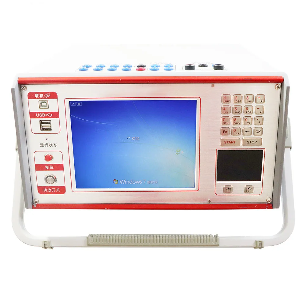 Six Phase Relay Protection Tester Ultra-Thin Industrial Keyboard Optical Mouse for Electronics Testing