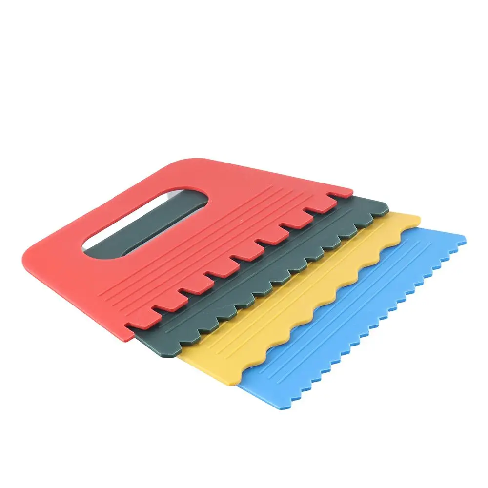4 Pack Plastic Scrapers, Paint Scrapers Scraper Sculpture Tool Pottery Tools