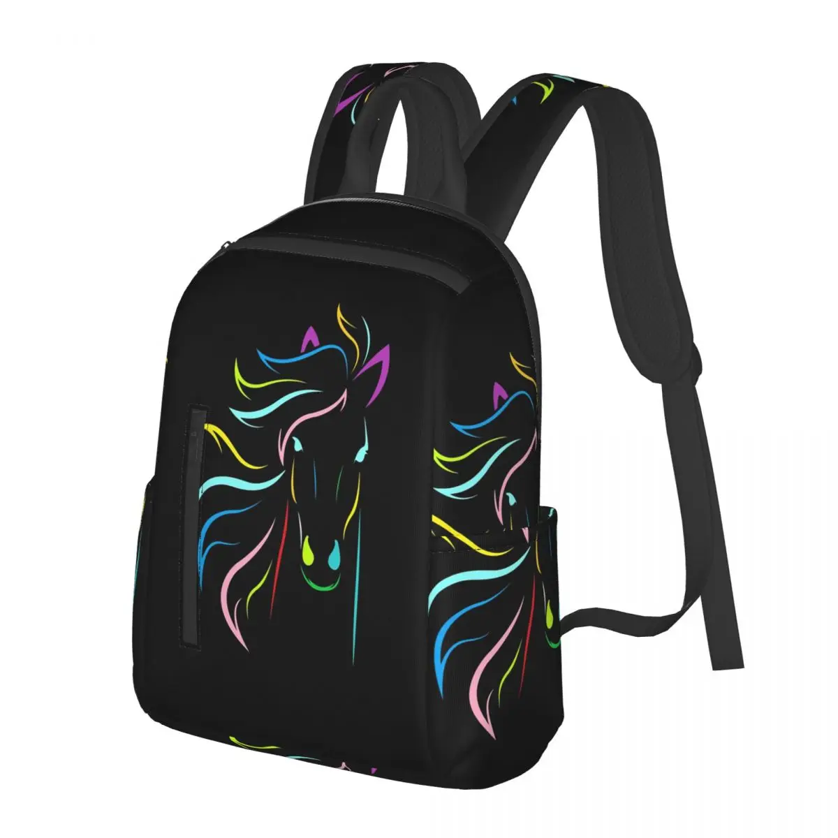 

Magical Horse Student Backpack School Bag Hiking Travel Daypack for Boys Girls Bookbag Shoulder Bags