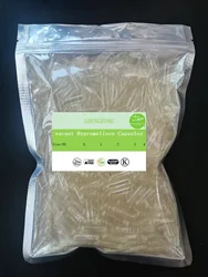 1000pcs 5000pcS size 00# 0# 1# 2#3#4# Vegetarian empty capsule Vega transparent Vegetable Vegan Capsule empty Care Vitamin Pill