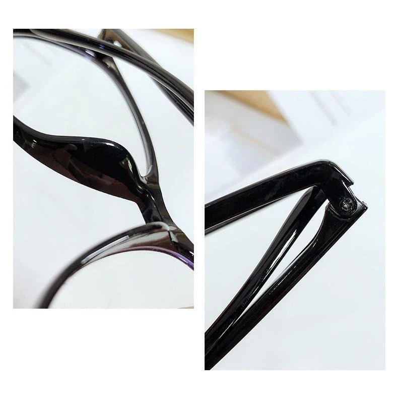 1 x einfache Anti-Blaulicht-Brille für Damen, ultraleicht, mehrfarbig, Geschenk – Detail 2