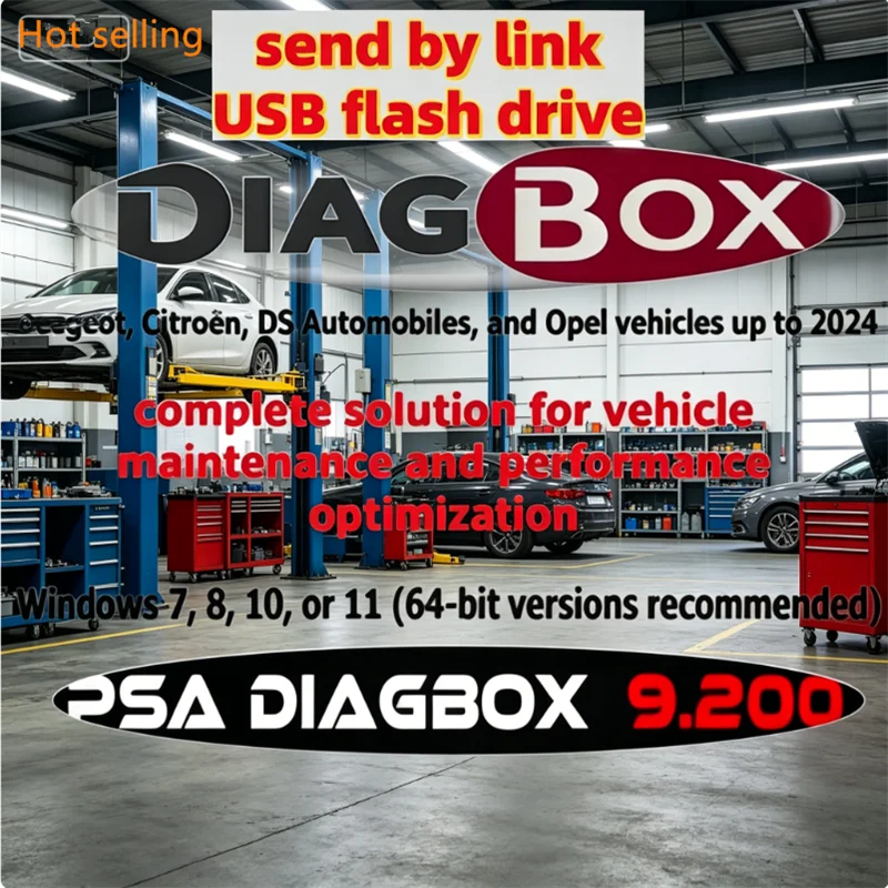 DIAGBOX 9.2 Car Diagnostic Tool for up to 2025 Models No Virtual Machine Needed Automotive Repair Software Tool