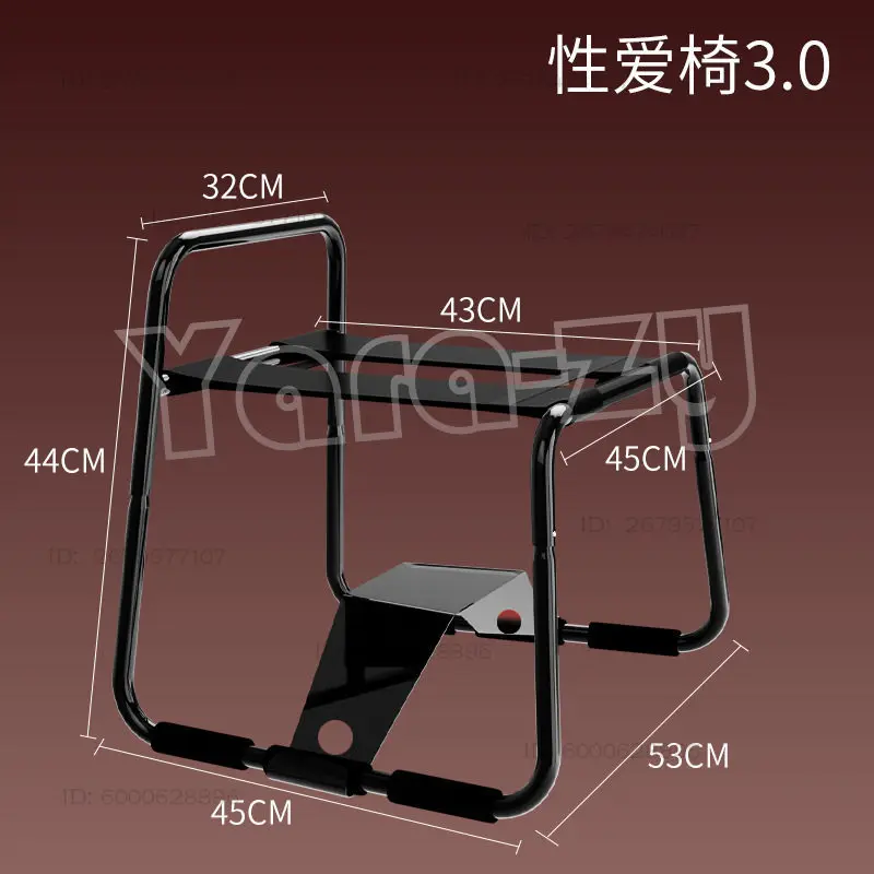 Multipurpose Posture Assist Sex Stool Good Elasticity  with Arch Bridge Plate