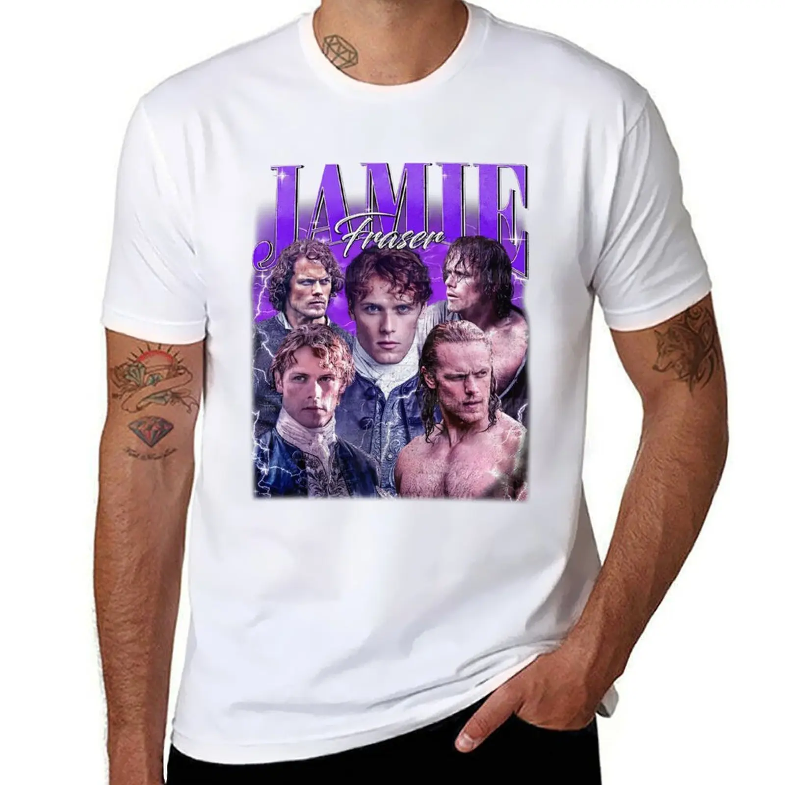 Limited Jamie Fraser Outlander Vintage T-Shirt, Gift For Women and Man Unisex T-Shirt T-Shirt