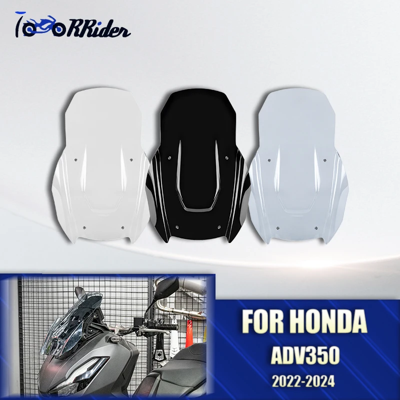 

For Honda ADV350 2022 2023 2024 ADV 350 Motorcycle Accessories Windshield Windscreen Wind Shield Screen Airflow Deflectors Visor