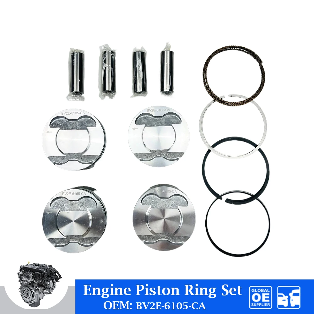 

STD Engine Piston Ring Set For Ford Fiesta Ecosport Escort 1.5 Auto Car Accessories Piston Pin Clip OEM BV2E-6105-CA BV2E6105CA