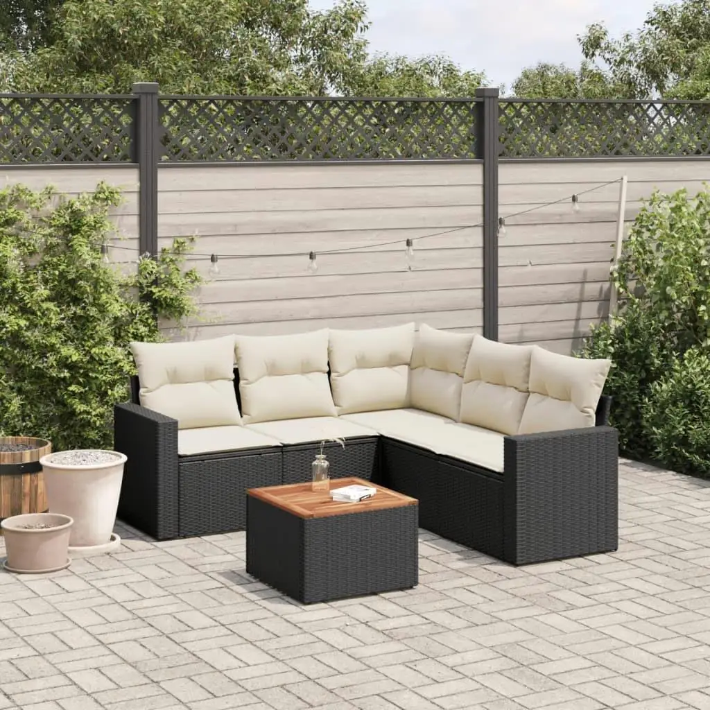

Stylish Black Garden Sofa Set for Outdoor Patio Furniture Comfortable Seating for Backyard and Balcony Decor