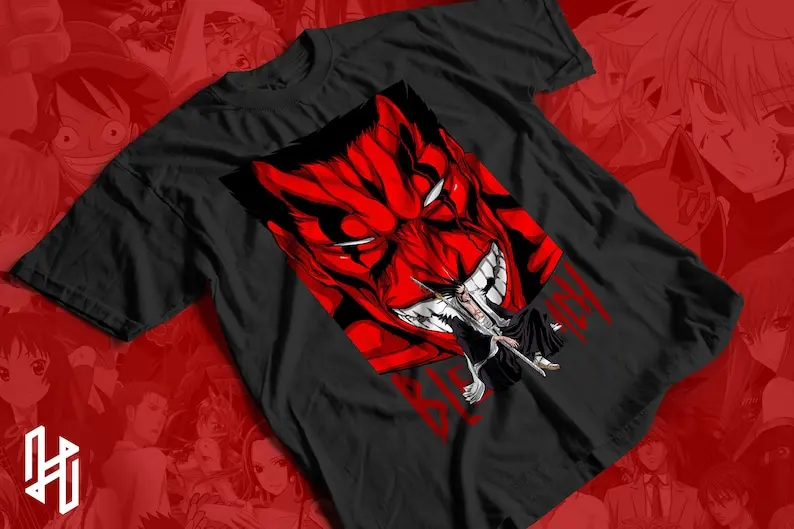 Bankai  Tshirt Unisex,  Manga  Lover Shirt, Graphic  Tee, Manga Shirt, Japanese