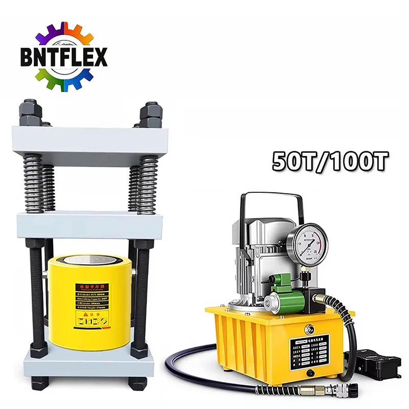 

customized Electric jack press machine frame four column hydraulic 50T/100T gold and silver jewelry processing gold tool